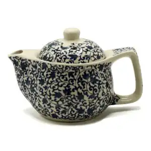 Small Herbal Teapot – Blue Pattern | www.artisangoods.co.uk 1