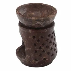 Small Soapstone Oil Burner 8cm – Classic | www.artisangoods.co.uk 3
