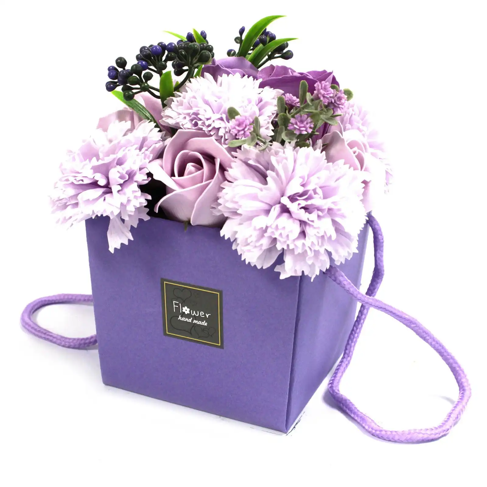 Soap Flower Bouquet – Lavender Rose & Carnation | www.artisangoods.co.uk 2 Soap Flower Bouquet – Lavender Rose & Carnation | www.artisangoods.co.uk 1