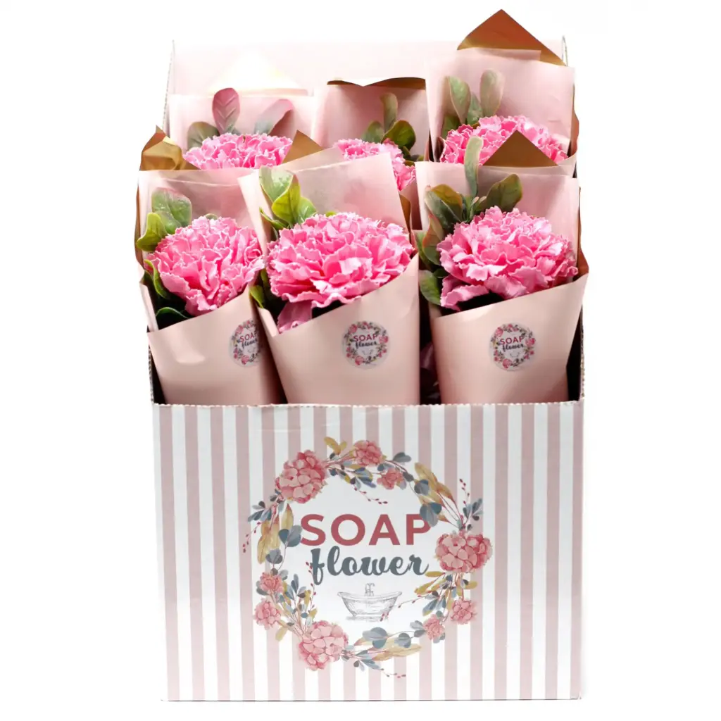 Soap Flower – Carnation Bouquet | www.artisangoods.co.uk 2