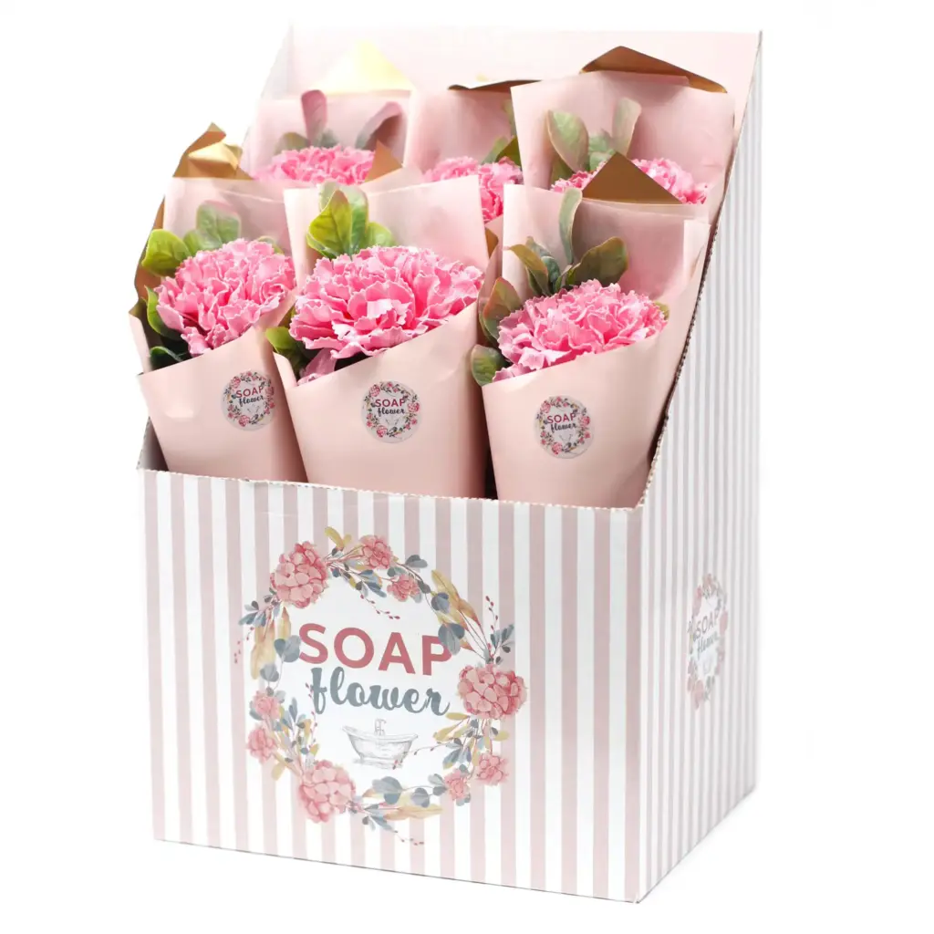 Soap Flower – Carnation Bouquet | www.artisangoods.co.uk