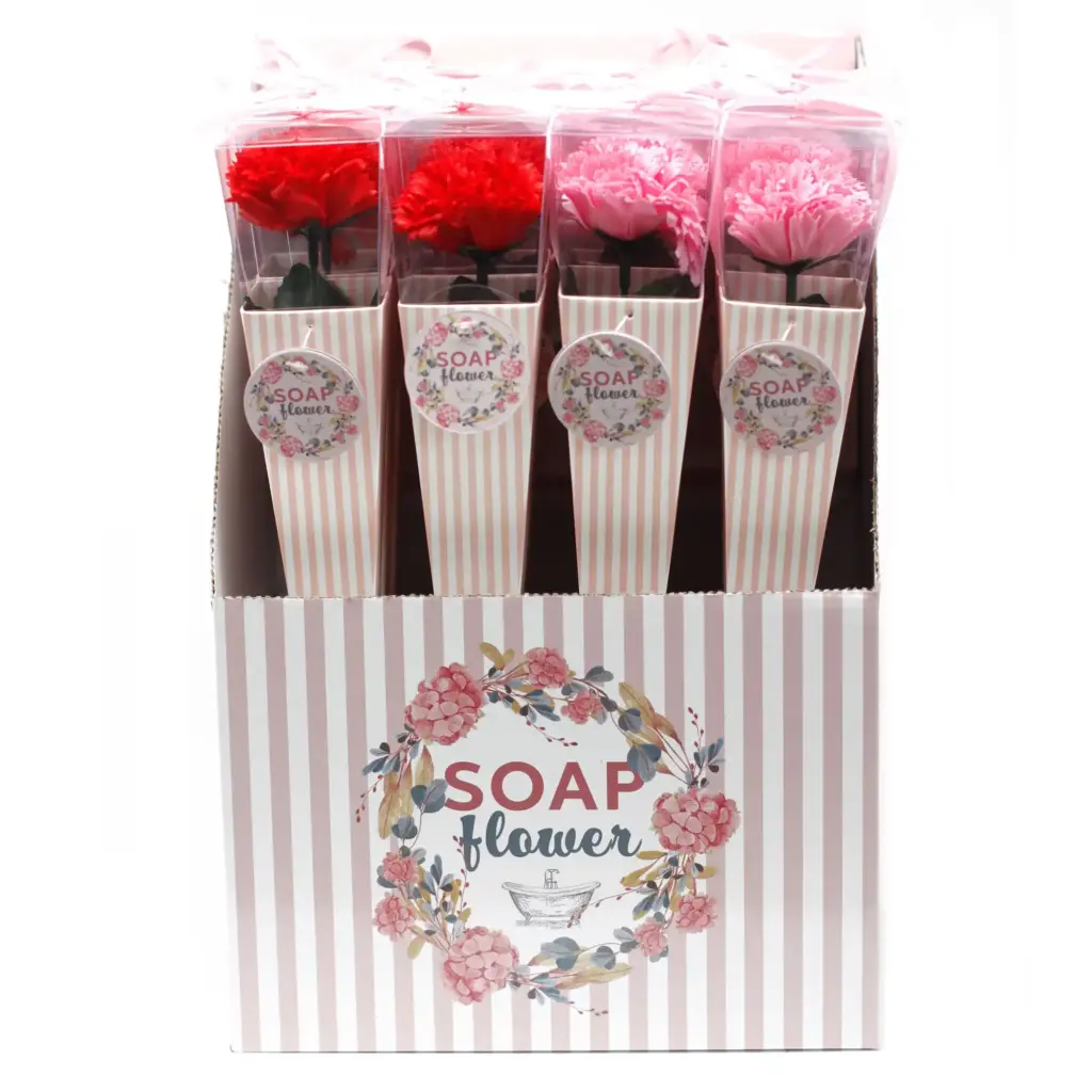 Soap Flower – Medium Carnation | www.artisangoods.co.uk 2