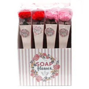 Soap Flower – Medium Carnation | www.artisangoods.co.uk 2