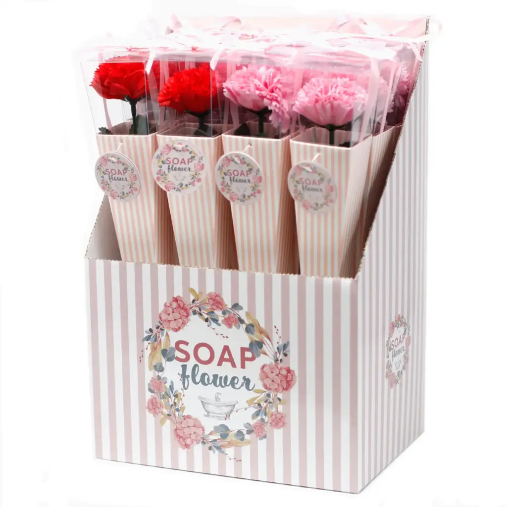 Soap Flower – Medium Carnation | www.artisangoods.co.uk