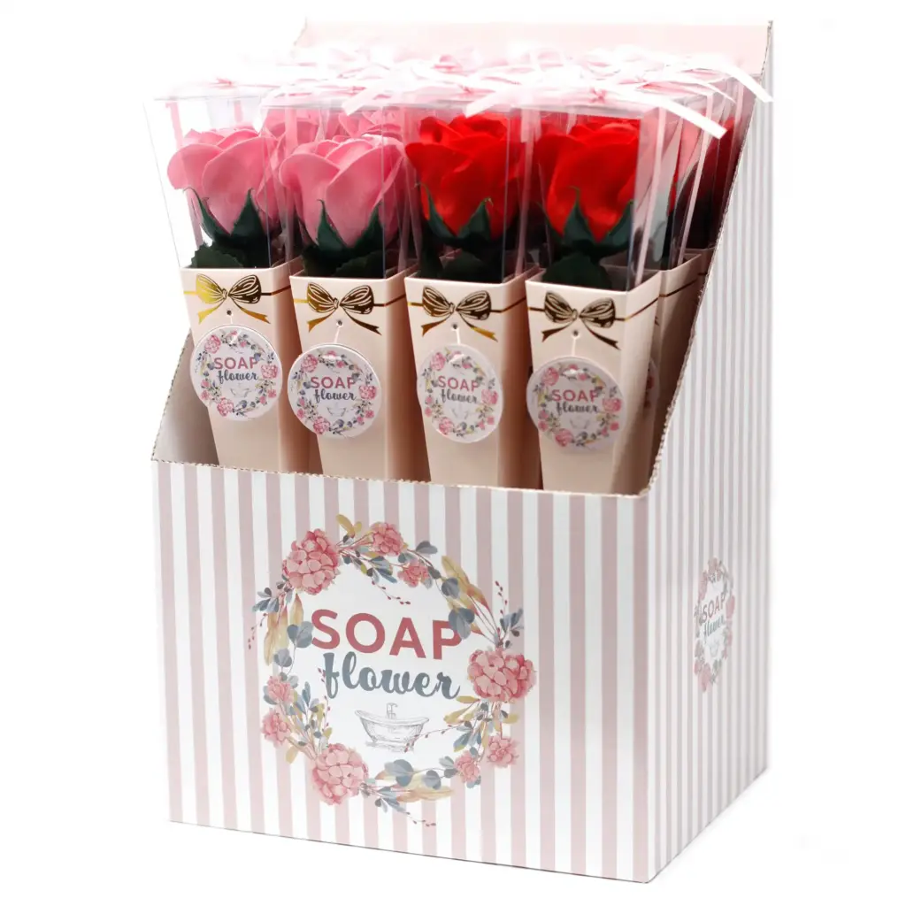 Soap Flower – Medium Rose | www.artisangoods.co.uk