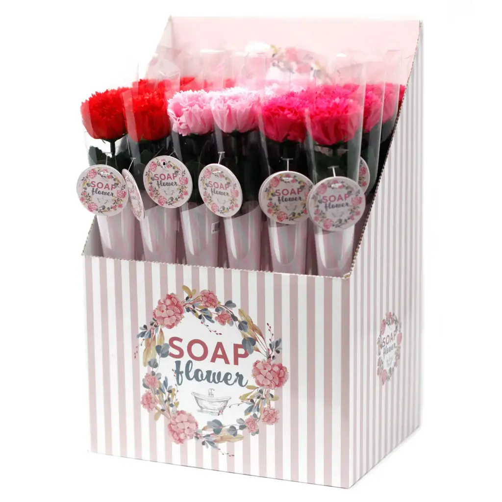 Soap Flower – Small Carnation | www.artisangoods.co.uk