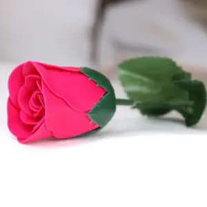 Soap Flower – Small Pink Rose | www.artisangoods.co.uk 5