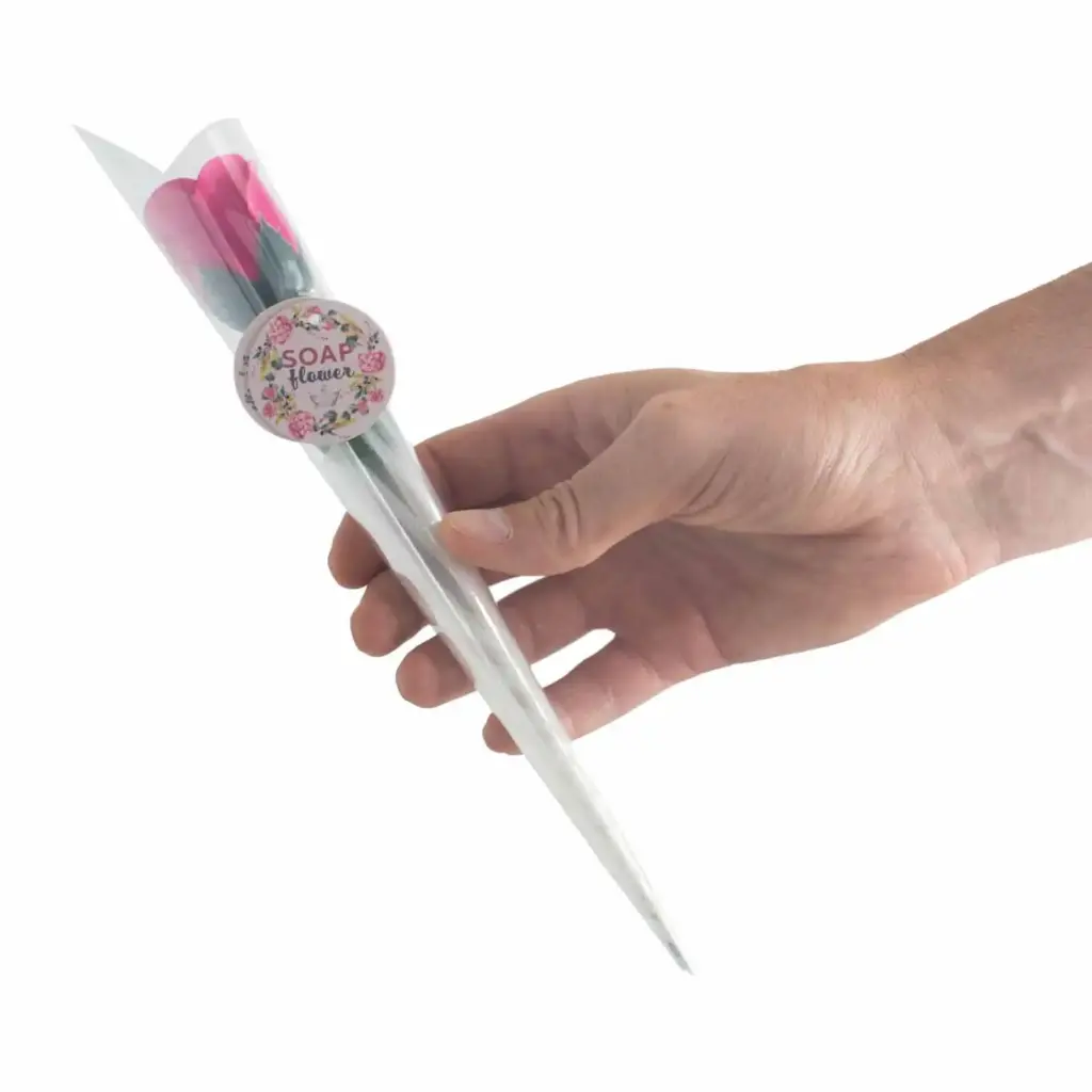 Soap Flower – Small Pink Rose | www.artisangoods.co.uk 4