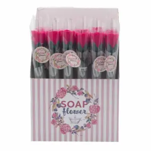 Soap Flower – Small Pink Rose | www.artisangoods.co.uk 2