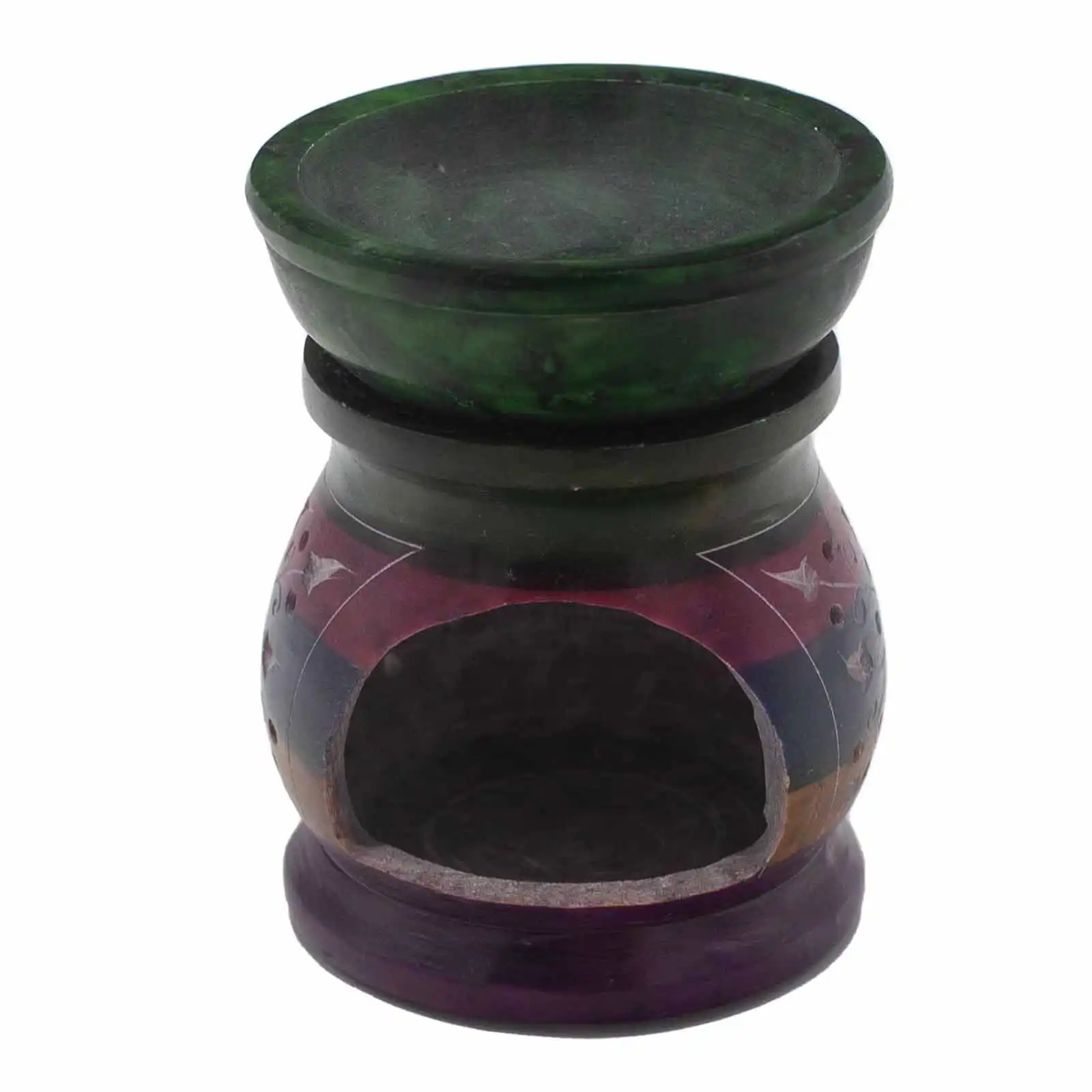 Soapstone Oil Burner 10cm – Flower of Life – Five Colours | www.artisangoods.co.uk 4 Soapstone Oil Burner 10cm – Flower of Life – Five Colours | www.artisangoods.co.uk 3