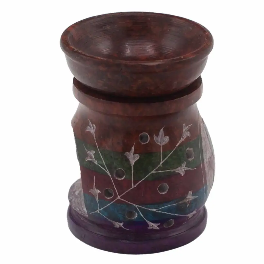 Soapstone Oil Burner 10cm – Hamsa – Five Colours | www.artisangoods.co.uk 4 Soapstone Oil Burner 10cm – Hamsa – Five Colours | www.artisangoods.co.uk 4