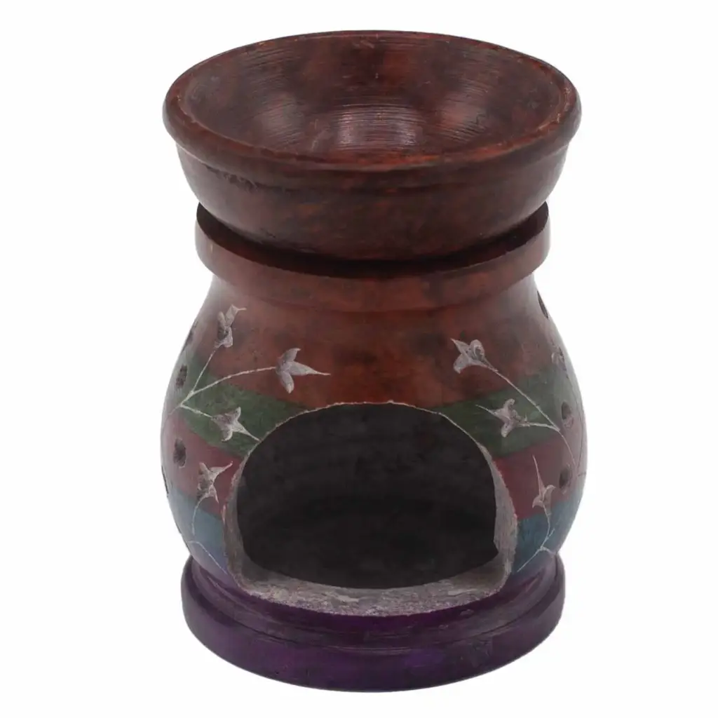 Soapstone Oil Burner 10cm – Hamsa – Five Colours | www.artisangoods.co.uk 3 Soapstone Oil Burner 10cm – Hamsa – Five Colours | www.artisangoods.co.uk 3
