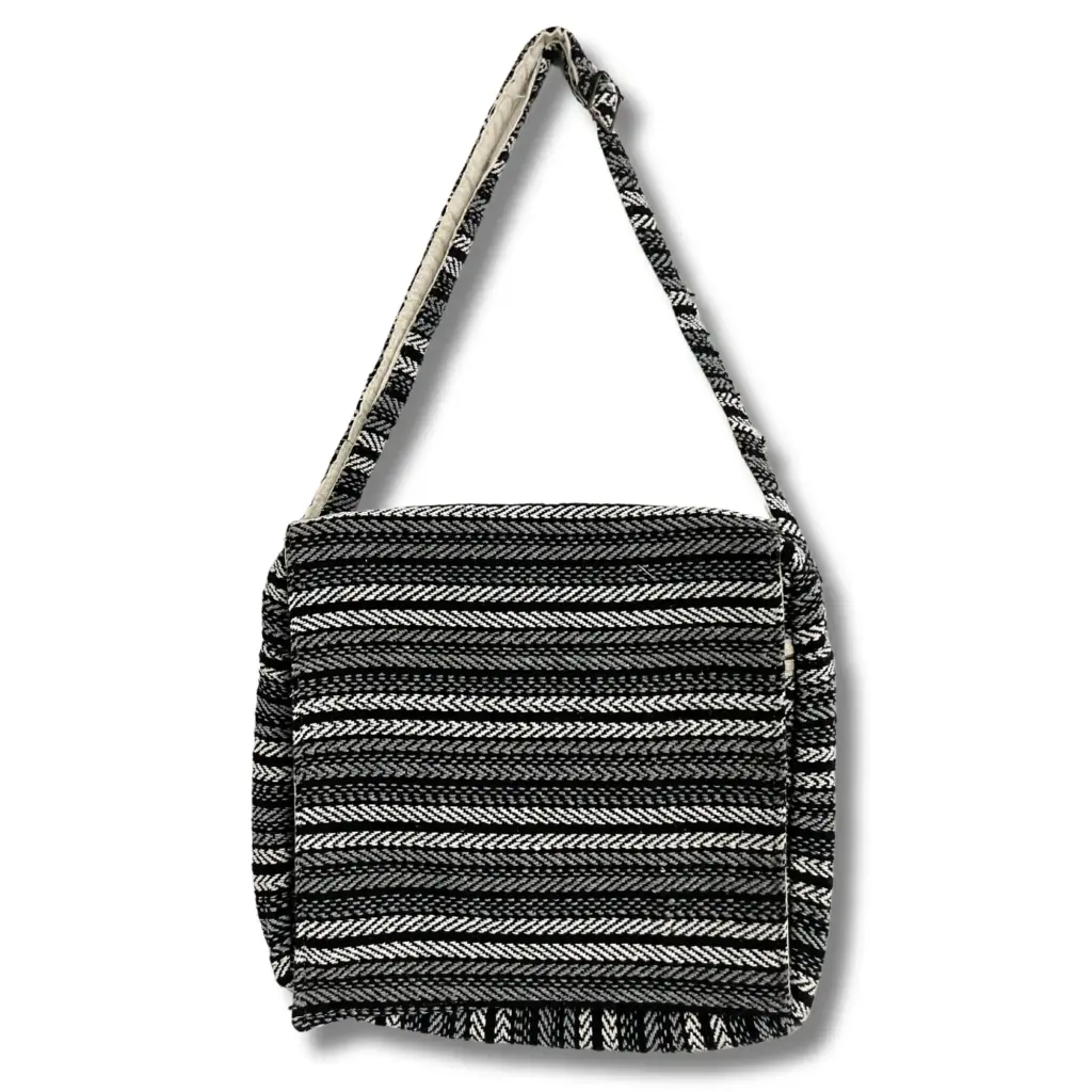 Soft Banjar Laptop Bag – Grey Strips | www.artisangoods.co.uk 2 Soft Banjar Laptop Bag – Grey Strips | www.artisangoods.co.uk 2