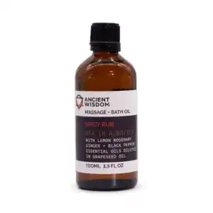 Spicy Rub Massage Oil – 100ml | www.artisangoods.co.uk 1