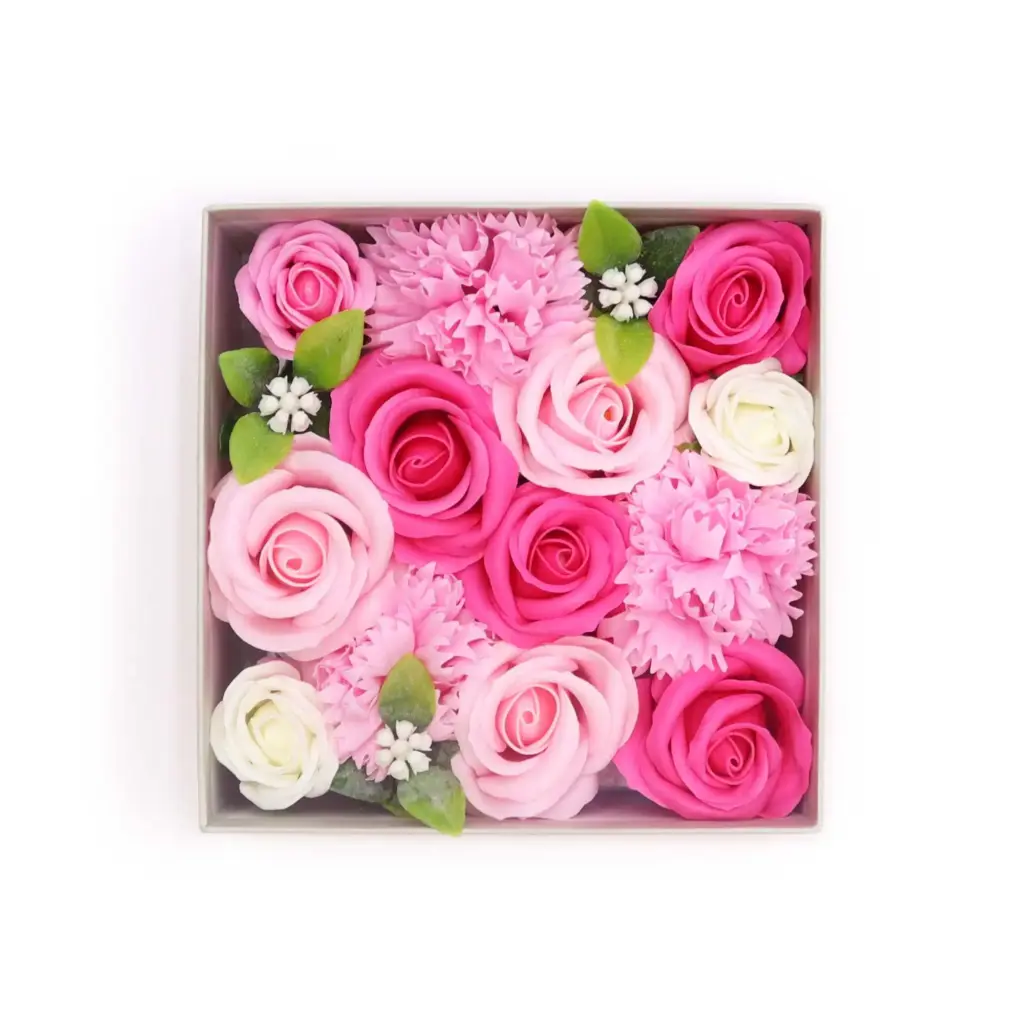 Square Box – Baby Blessings – Pinks | www.artisangoods.co.uk