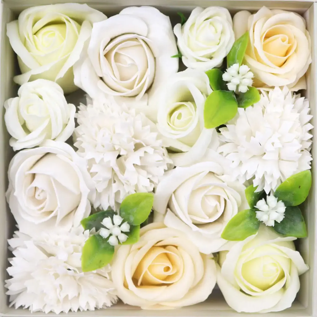 Square Box – Wedding Blessings – White & Ivory | www.artisangoods.co.uk 4