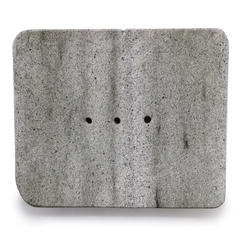 Square Shaped Ziolit Stone Soap Dish | www.artisangoods.co.uk 2