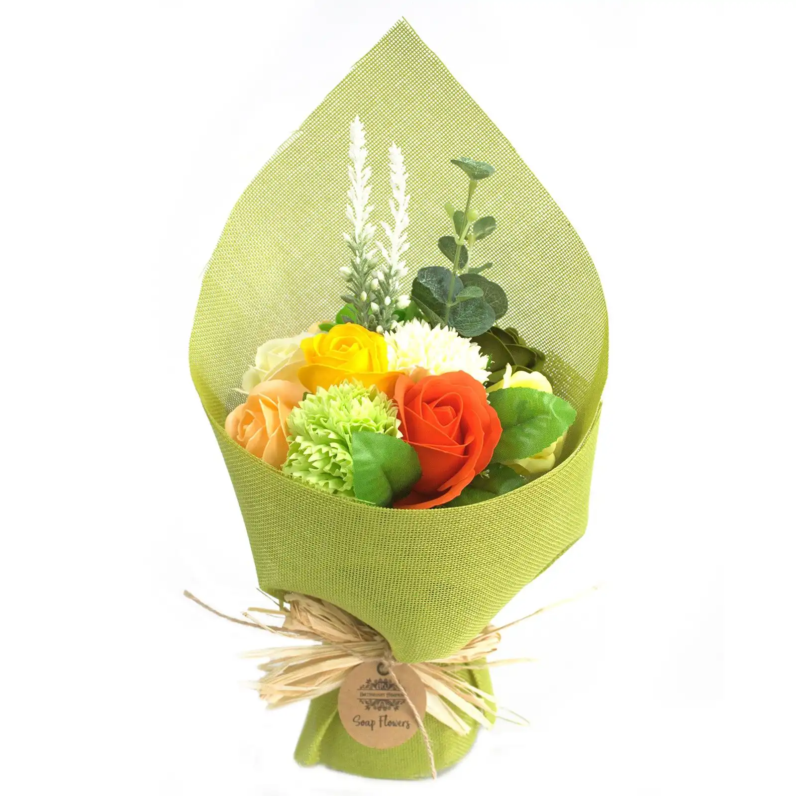 Standing Soap Flower Bouquet – Green Yellow | www.artisangoods.co.uk 3 Standing Soap Flower Bouquet – Green Yellow | www.artisangoods.co.uk 2
