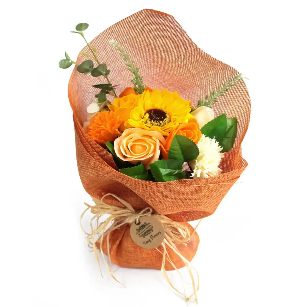 Standing Soap Flower Bouquet – Orange | www.artisangoods.co.uk 2 Standing Soap Flower Bouquet – Orange | www.artisangoods.co.uk 2