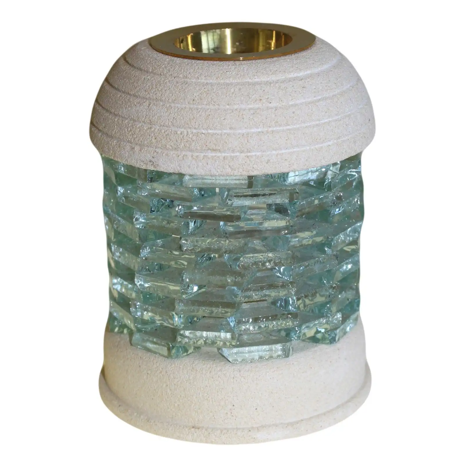 Stone Oil Burner – Round Glass Brick | www.artisangoods.co.uk 2 Stone Oil Burner – Round Glass Brick | www.artisangoods.co.uk