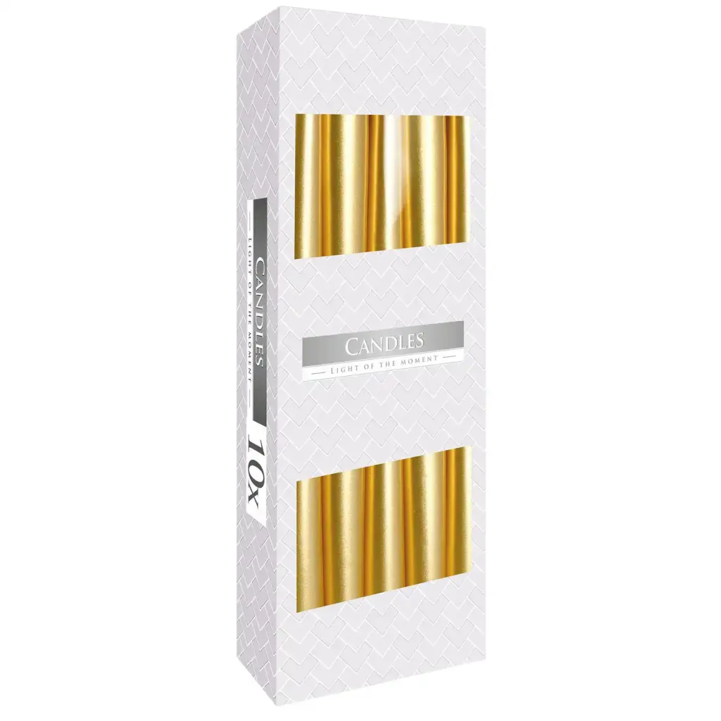 Taper Candle – Gold | www.artisangoods.co.uk