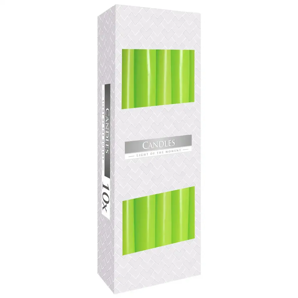 Taper Candle – Green | www.artisangoods.co.uk