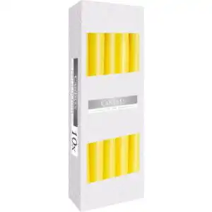Taper Candle – Yellow | www.artisangoods.co.uk Taper Candle – Yellow | www.artisangoods.co.uk