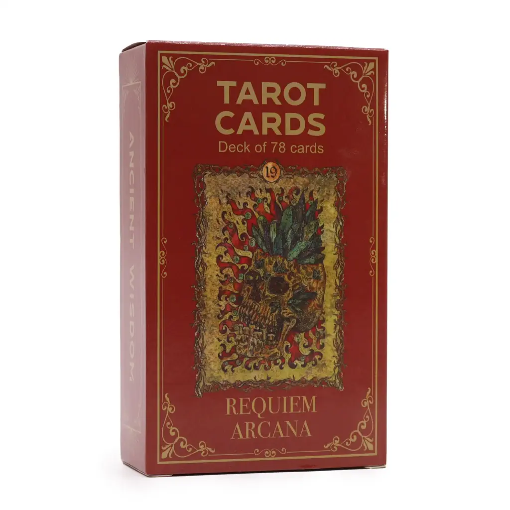 Tarot Cards with Guide Book – Requiem Arcana | www.artisangoods.co.uk 2