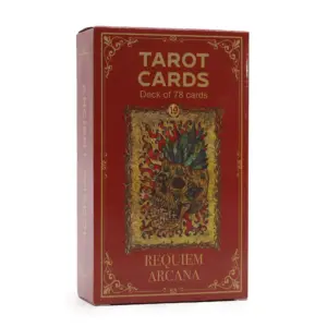 Tarot Cards with Guide Book – Requiem Arcana | www.artisangoods.co.uk 2
