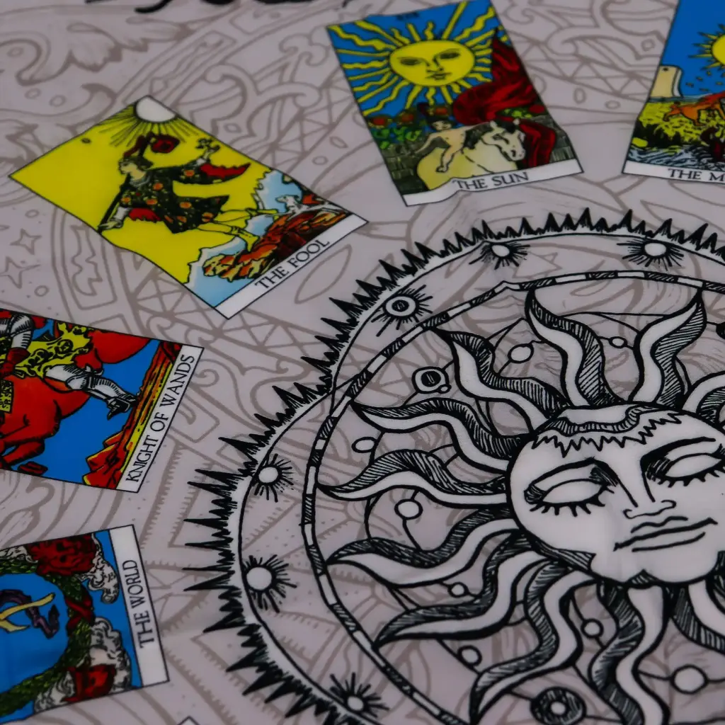 Tarot Reading Cloth – Tree of Life | www.artisangoods.co.uk 2