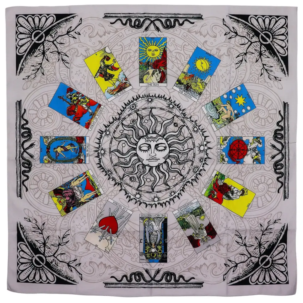 Tarot Reading Cloth – Tree of Life | www.artisangoods.co.uk
