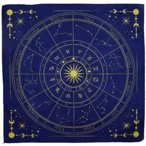 Tarot Reading Cloth – Zodiac | www.artisangoods.co.uk 1