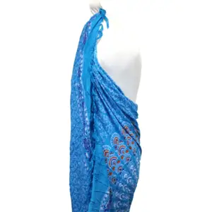Teal Orange Mandala Sarongs | www.artisangoods.co.uk 2