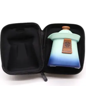 Temple Teapot Set & Three Cups – Blue Heaven | www.artisangoods.co.uk 5
