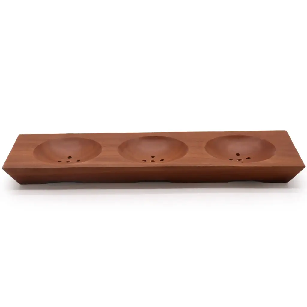 Three Bay Mahogany Soap Dish | www.artisangoods.co.uk Three Bay Mahogany Soap Dish | www.artisangoods.co.uk