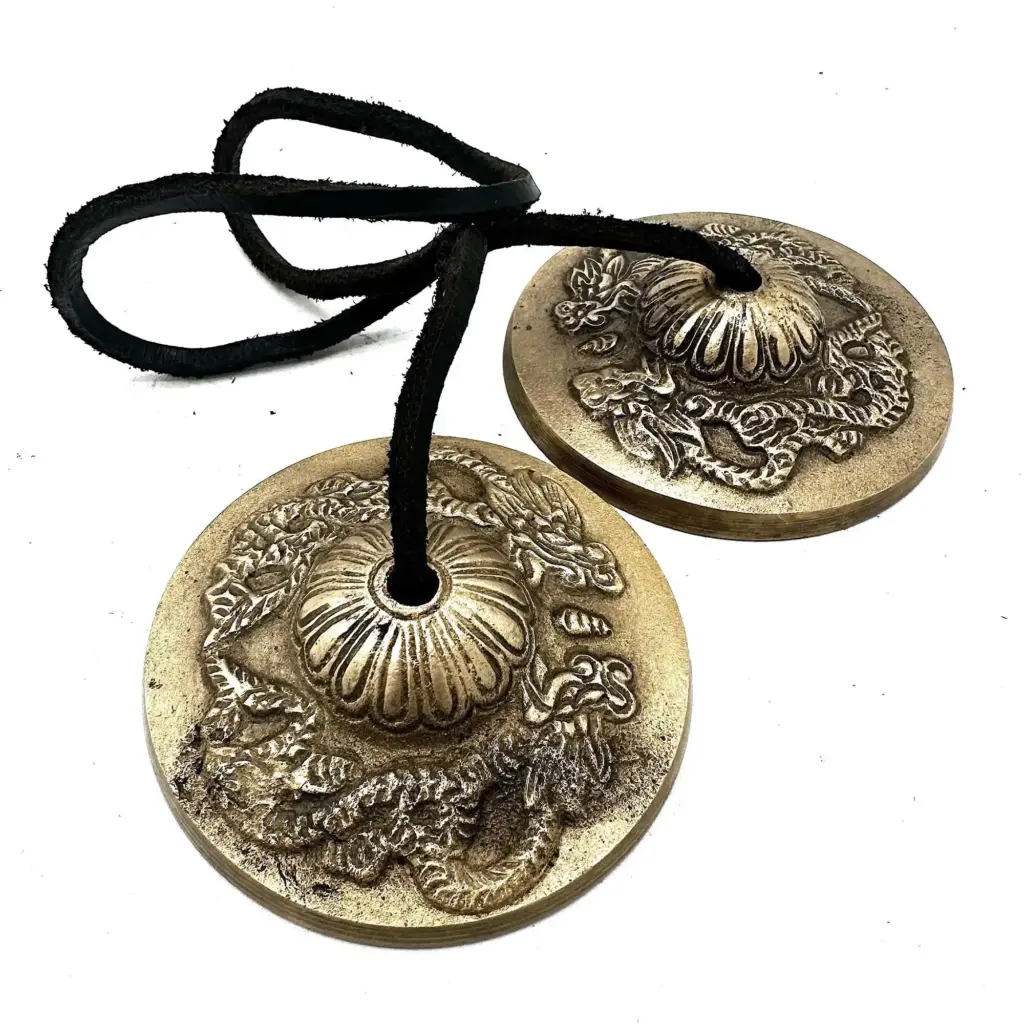 Tibetan Tingsha- Dragon – approx 7.4cm | www.artisangoods.co.uk