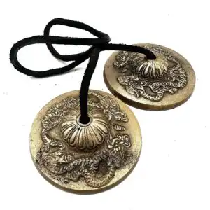 Tibetan Tingsha- Dragon – approx 7.4cm | www.artisangoods.co.uk 1