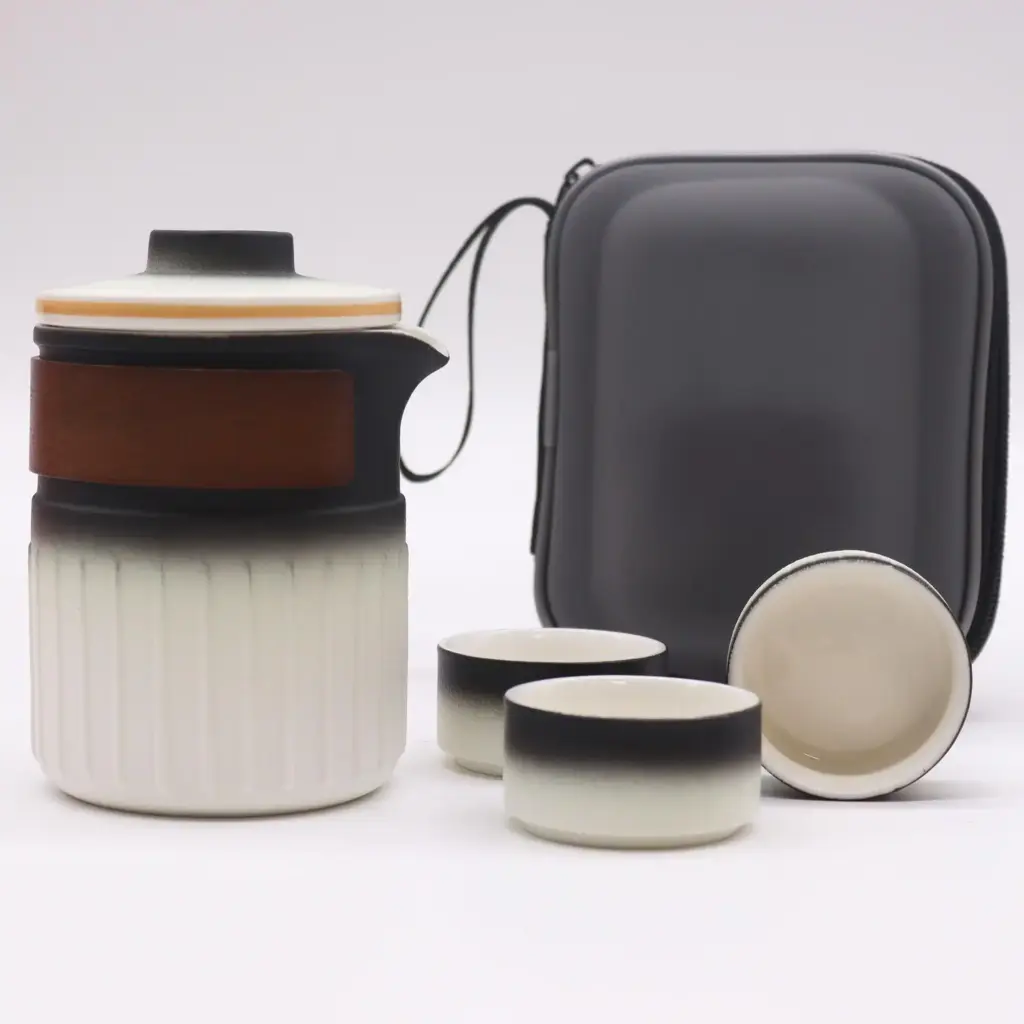 Travel Ceramic Teapot Set – Three Friends – Travel Pack | www.artisangoods.co.uk 3