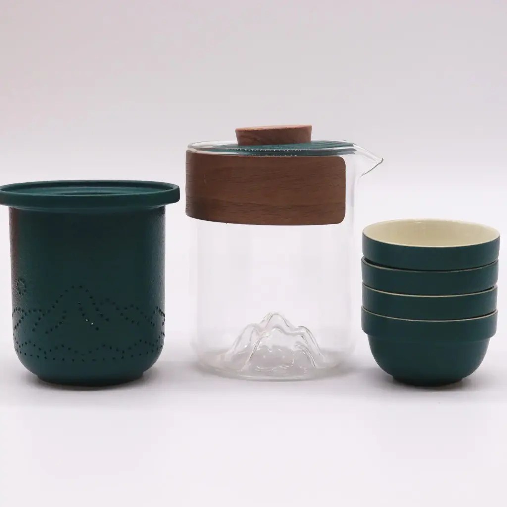 Travel Mountain Teapot Set – Four Friends – Travel Pack | www.artisangoods.co.uk 3