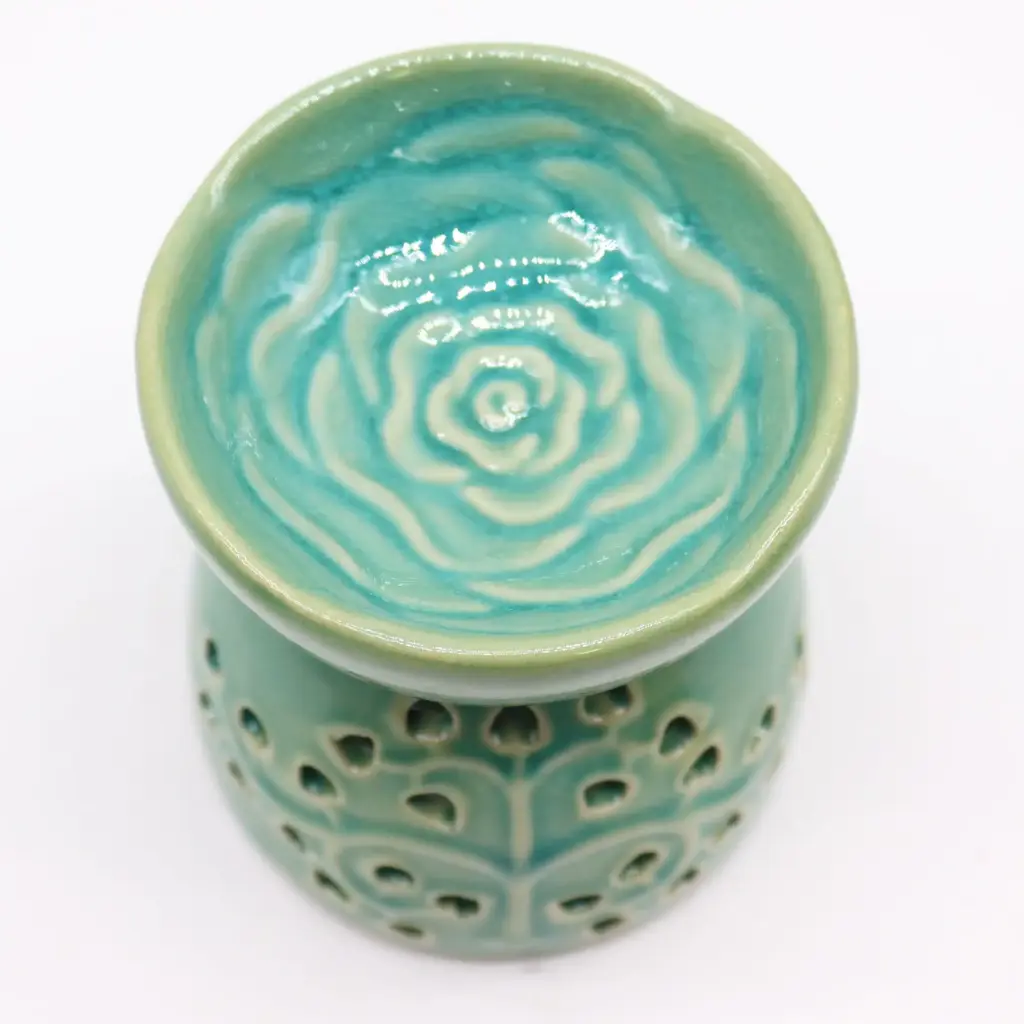 Tree of Life Oil Burner – Blue | www.artisangoods.co.uk