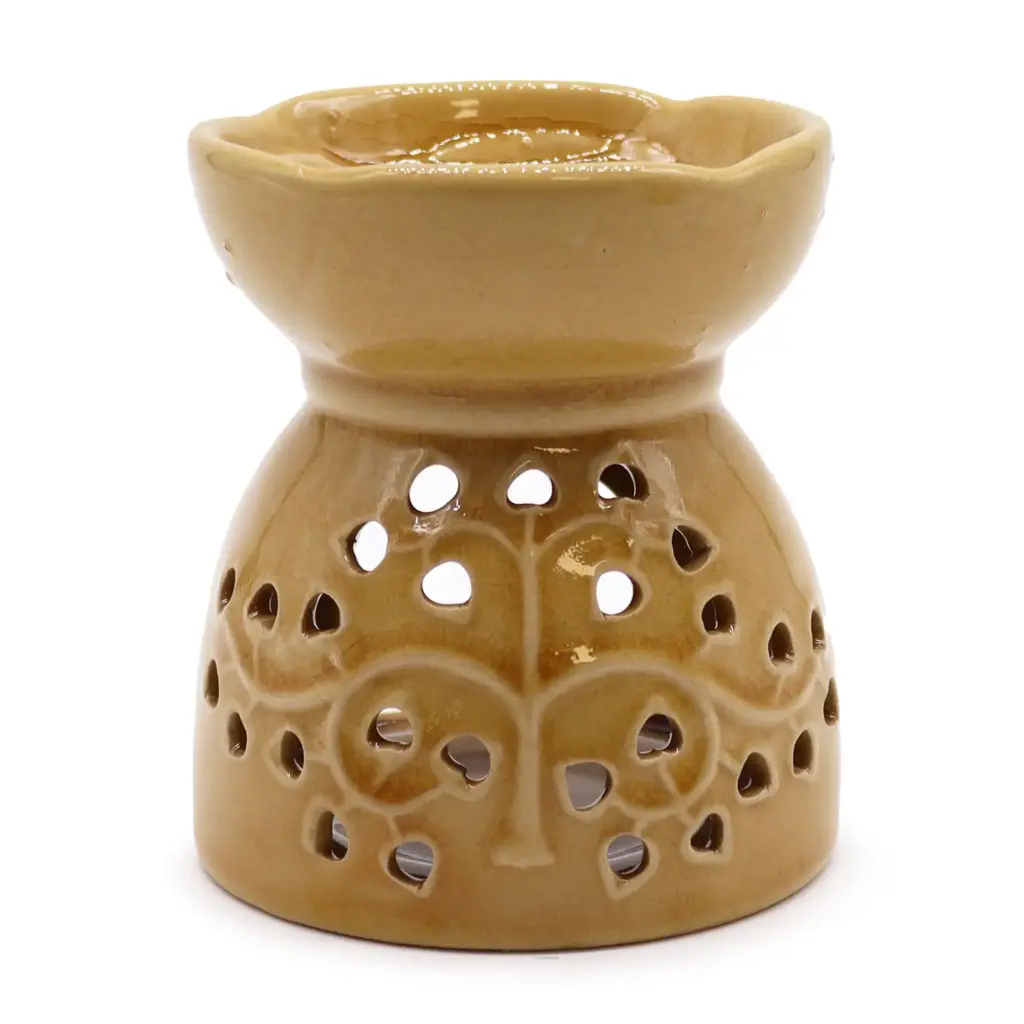 Tree of Life Oil Burner – Honey | www.artisangoods.co.uk