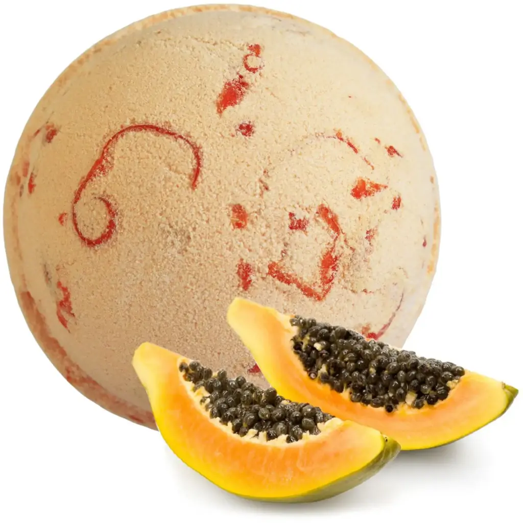 Tropical Paradise Coco Bath Bomb – Papaya | www.artisangoods.co.uk
