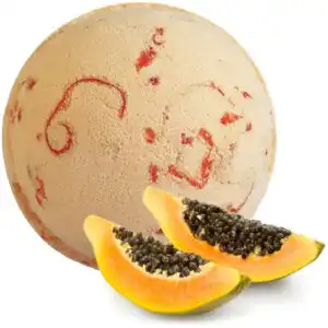 Tropical Paradise Coco Bath Bomb – Papaya | www.artisangoods.co.uk 1