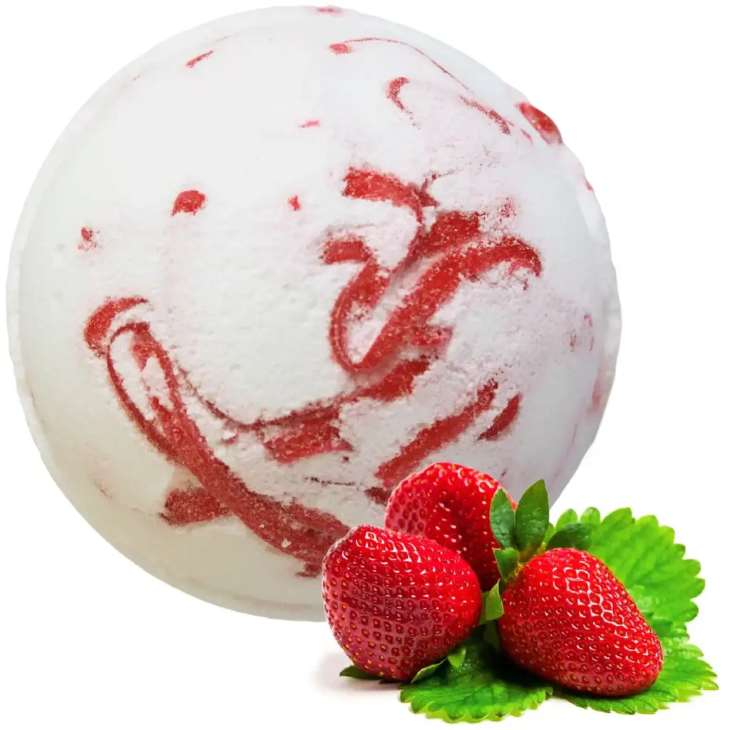 Tropical Paradise Coco Bath Bomb – Strawberry | www.artisangoods.co.uk