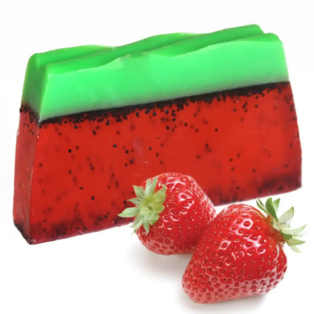 Tropical Paradise Soap Loaf – Strawberry | www.artisangoods.co.uk