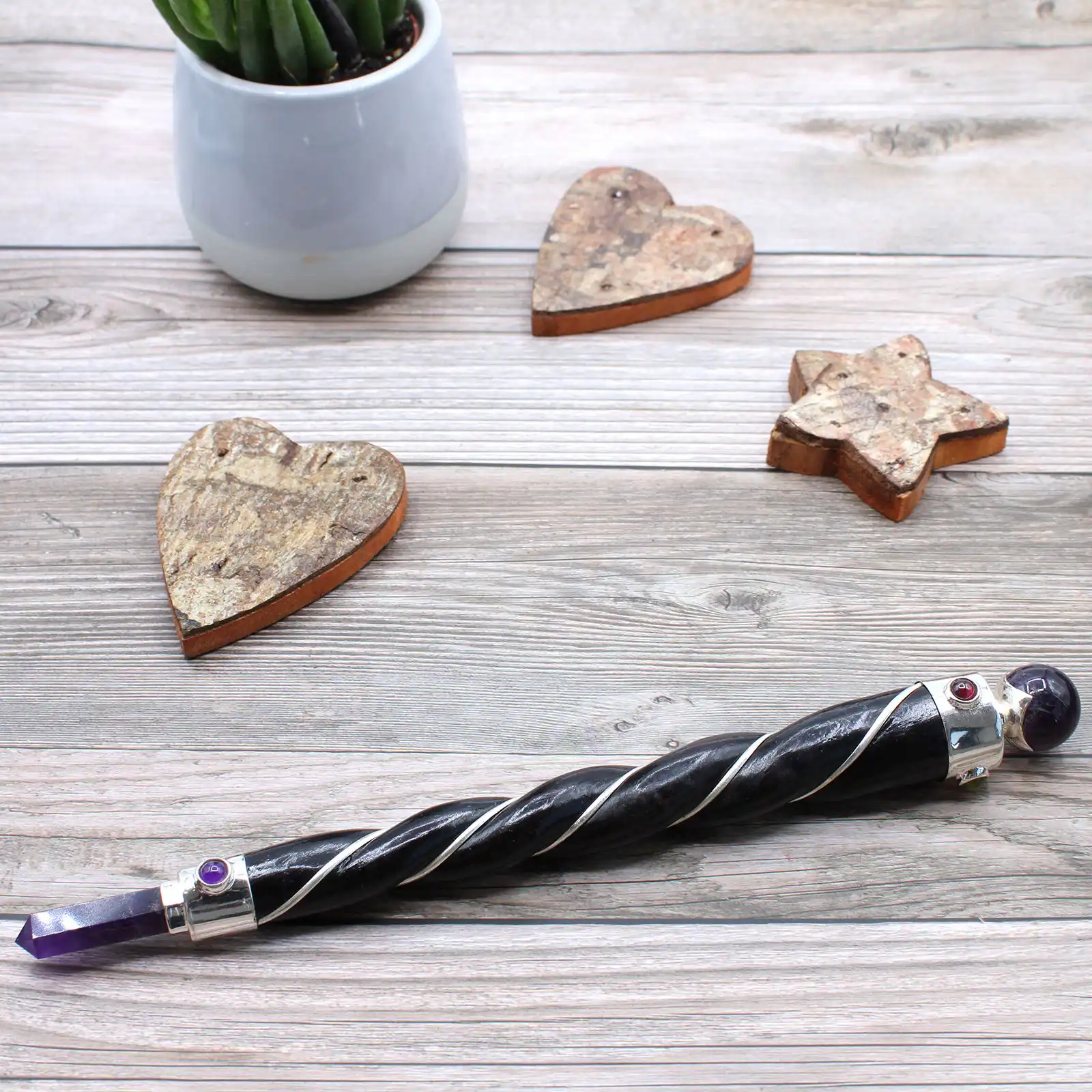 Twisted Healing Wand – Silver Amethyst Sphere | www.artisangoods.co.uk 5 Twisted Healing Wand – Silver Amethyst Sphere | www.artisangoods.co.uk 4