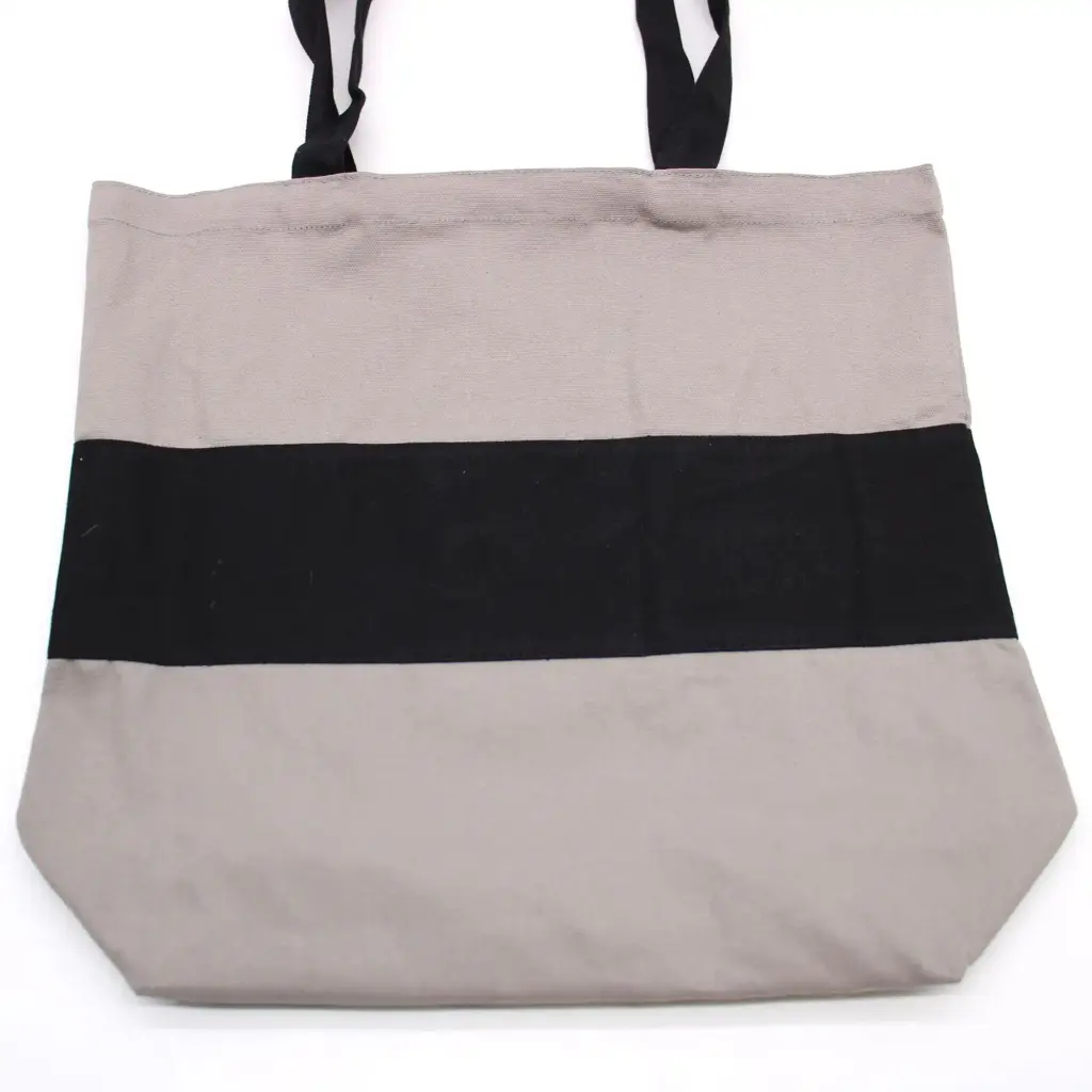 Two Tone Cotton Bag – 38x42x12cm – Grey & Black – 10oz | www.artisangoods.co.uk 2 Two Tone Cotton Bag – 38x42x12cm – Grey & Black – 10oz | www.artisangoods.co.uk 2