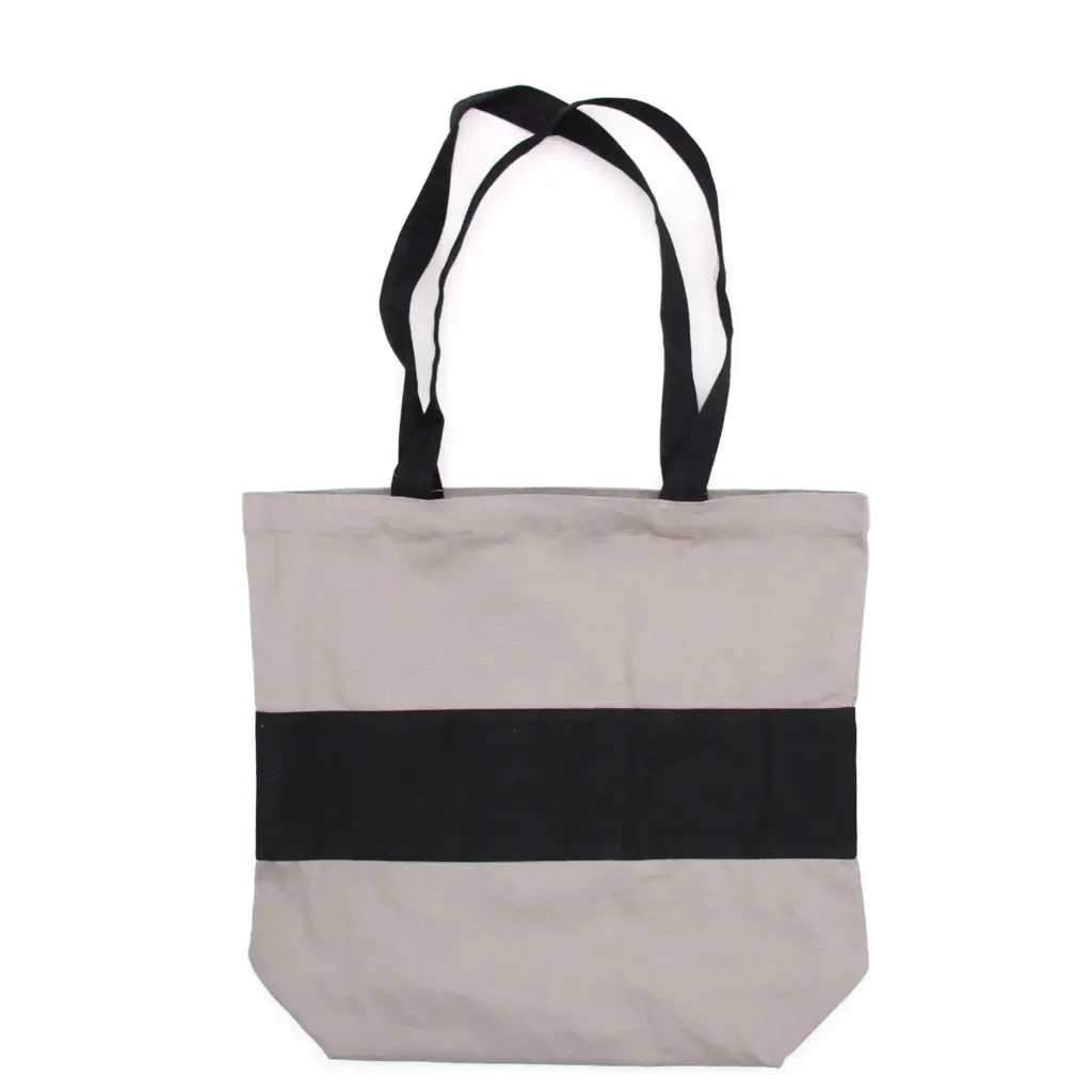 Two Tone Cotton Bag – 38x42x12cm – Grey & Black – 10oz | www.artisangoods.co.uk Two Tone Cotton Bag – 38x42x12cm – Grey & Black – 10oz | www.artisangoods.co.uk