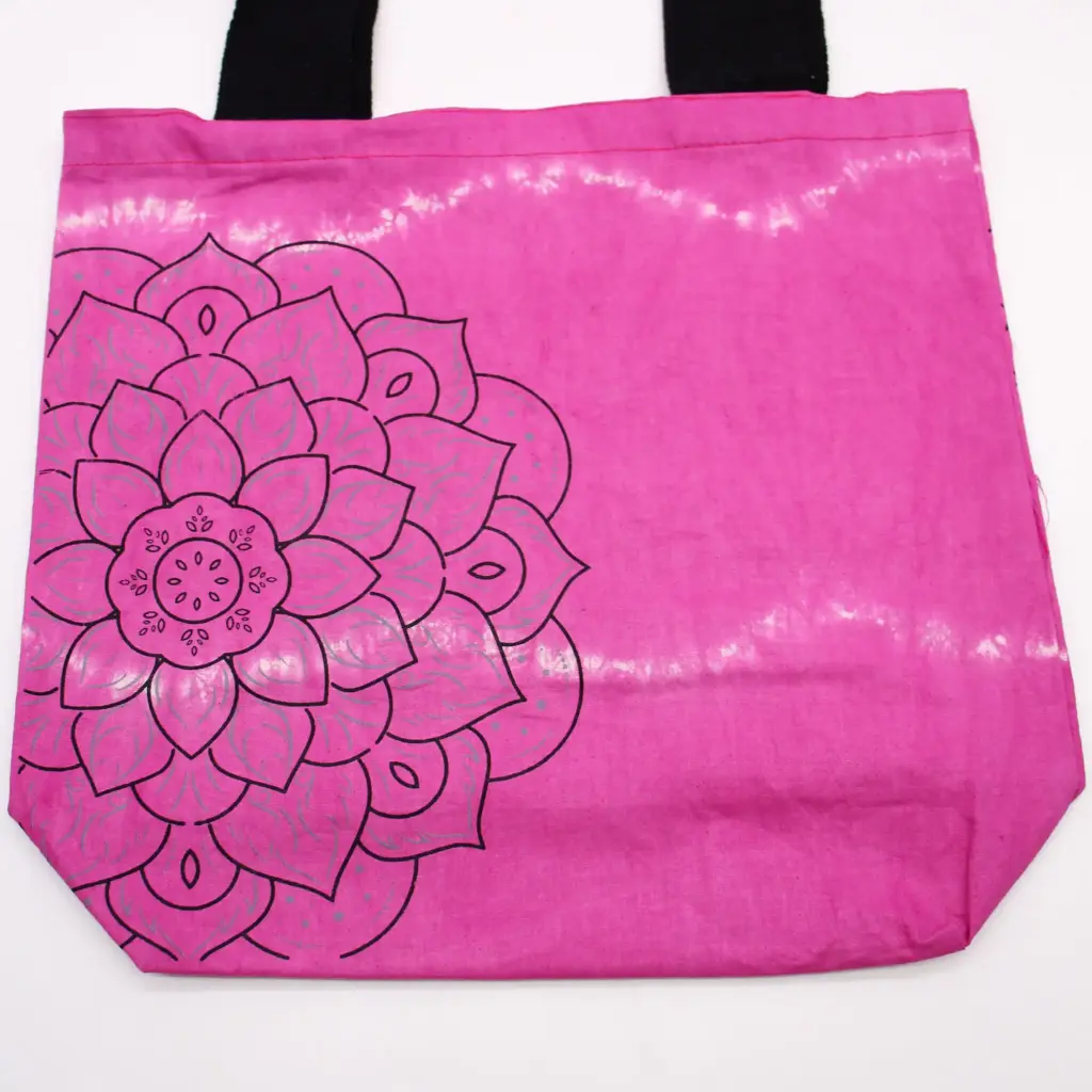 Tye-Dye Cotton Bag (6oz) – 38x42x12cm –  Mandela – Magento – Black Handle | www.artisangoods.co.uk 4
