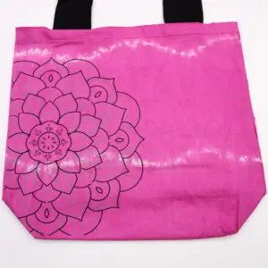 Tye-Dye Cotton Bag (6oz) – 38x42x12cm –  Mandela – Magento – Black Handle | www.artisangoods.co.uk 4